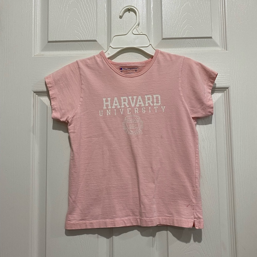 Kids Pink Harvard Short Sleeve Shirt 👚